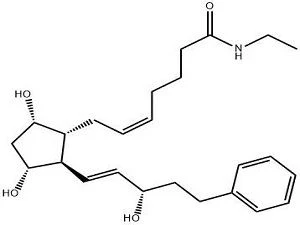 Bimatoprost structure diagram