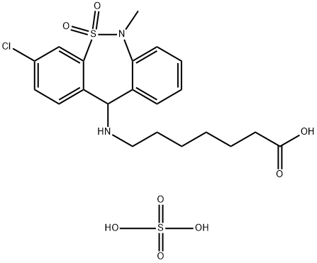 MF of tianeptine sulfate MF of tianeptine sulfate